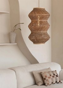 Lustra suspendata Eco, Bambus, Barbados natural/brown, XL