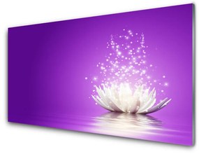 Tablouri acrilice Lotus Flower Floral violet