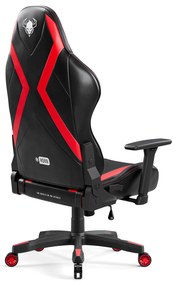 Scaun gaming Diablo X-Horn 2.0 King Size: negru-roșu