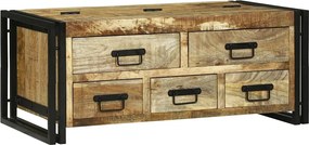 vidaXL Masă de cafea Maro 90 x 50 x 38 cm Lemn de mango solid