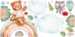 Autocolant pentru copii loc magic cu animale 150 x 300 cm