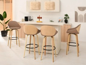 Scaun Hypo (bej + stejar). 1110634