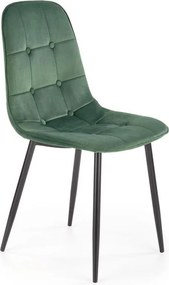 Scaun de dining KINDREL, 1 buc., verde închis