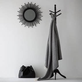 VIALMAN Pled cu franjuri LADA gri închis 150 x 200 cm