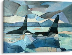 Tablou - Balene (70x50 cm)