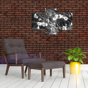 Tablou - Pânza de păianjen în pajiște (90x60 cm)