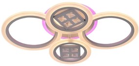 Lustră LED RGB dimabilă aplicată LED/50W/230V 3000-6500K + telecomandă