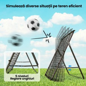 Plasă de Rimbalare pentru Fotbal Soozier, Antrenor pentru Rimbalare | Aosom Romania