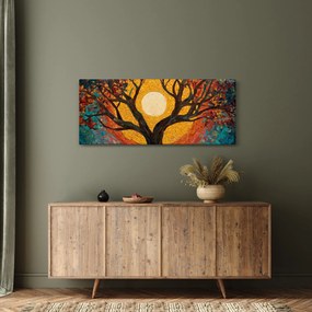 Tablou - Soarele în coroana arborelui vieții (120x50 cm)