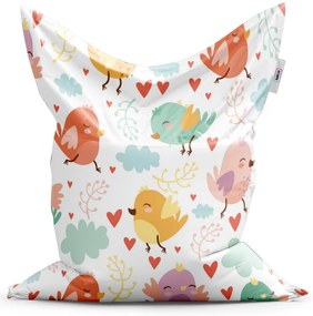 Sac de șezut Classic nor cu păsărele - pentru copii, colorat