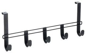 Cuier de ușă negru din metal 38 cm Lava – Metaltex