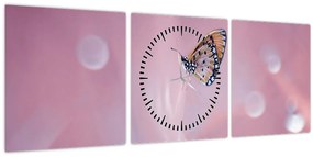 Tablou - Fluture (cu ceas) (90x30 cm)