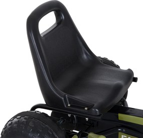 Homcom Go-Kart per Bambini a Pedali, Verde e Nero