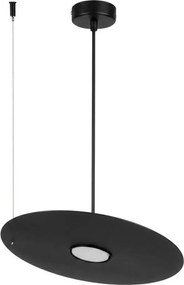 Lustră suspendată pe cablu PIATTO 1xGX53/15W/230V, diametru 35 cm, neagră