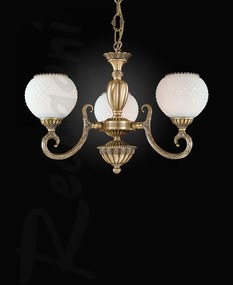 Candelabru din alama cu 3 brate design italian 8450