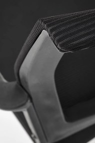 Scaun tapitat Bergen negru