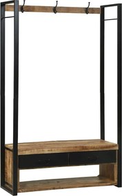 vidaXL Suport pentru Hârtie Maro 110 x 40 x 179 cm Lemn masiv de mango