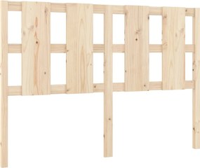 vidaXL Tăblie de pat, 125,5x4x100 cm, lemn masiv de pin