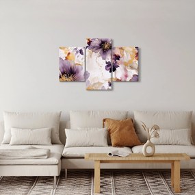 Tablou - Acuarelă flori (90x60 cm)