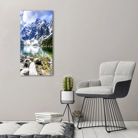 Fotografie imprimată pe sticlă Marine ochi Tatry