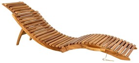 Șezlong de grădină din lemn de tec House Nordic Arrieta