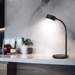 Lampă LED dimabilă de masă Solight WO3000-B LED/4,5W/5V 3000/4000/6500K negru