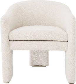 Scaun design LUX Pebbles boucle crem 115090 HZ