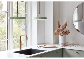 Lustră verde-deschis LED cu abajur din metal ø 31 cm Asteria Mini – UMAGE