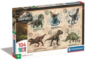Jurassic World Guide Puzzle Clementoni, 104 piese