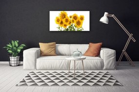 Tablou pe panza canvas Floarea soarelui Floral aur galben verde