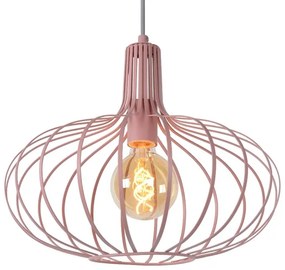 Lustră pe cablu MERLINA 1xE27/60W/230V roz Lucide 78393/38/66