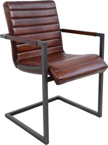 Scaun lemn masiv Heritage Structură Metalică, 55 × 58 × 86 cm