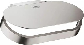 Suport hartie igienica cu aparatoare Grohe Selection crom periat Supersteel