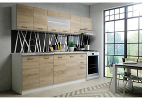 Set bucatarie stejar sonoma Perla 260