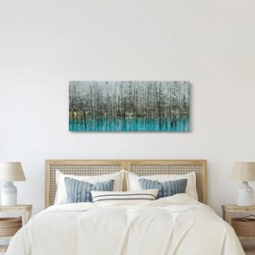 Tablou - Pescărie turcoaz, Biei, Japonia (120x50 cm)
