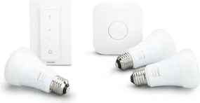 Set de bază Philips Hue STARTER KIT 3xE27/9W + dispozitiv de interconectare 2700K