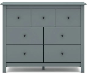 Comodă verde prăfuit din lemn de pin 110x80x40 cm Misti – Marckeric