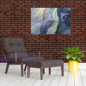 Tablou - Abstracție cu cerneală cu alcool (90x60 cm)