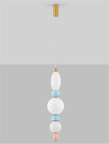 Pendul ceramic design modern LED CLEMENTINE