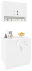 Set Bucatarie Berna, Alb, L 80 cm