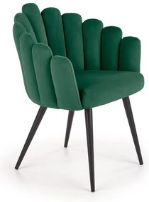Scaun de bucaterie Yara, verde/negru