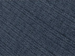 Canapea albastru-închis cu tapițerie din chenille 276 cm Neil – Bobochic Paris