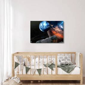Tablou planetei în cosmos (90x60 cm)