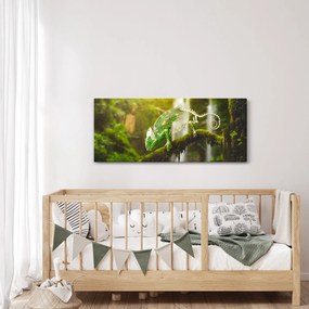 Tablou cu șopârlă (120x50 cm)