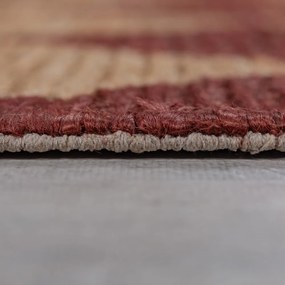 Covor teracotă țesut manual din amestec de iută 120x170 cm Effie Diamond – Flair Rugs