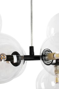 Lustra moderna cu 10 de surse de lumina si LED LINEA 120