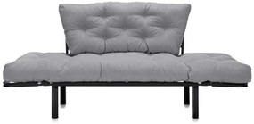 Canapea Extensibilă 2 locuri SUNNY, pentru terasă, 155x70x85 cm, Gri-Enjoy