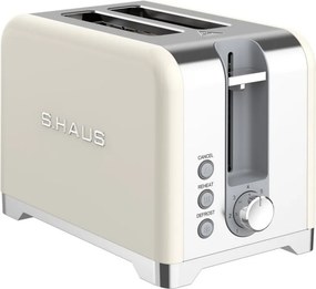 Prajitor de paine Swiss Haus SH-TO2020, 900 W, 7 niveluri de prajire, Dezghetare, Reincalzire, Oprire automata, Semnal sonor, Crem