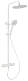 Set de duș cu baterie termostatică BATH DELUXE 31-120-05-01-00 DRAGOR alb mat