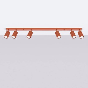 Spot cărămiziu 6,5x117 cm Gleam – Sollux